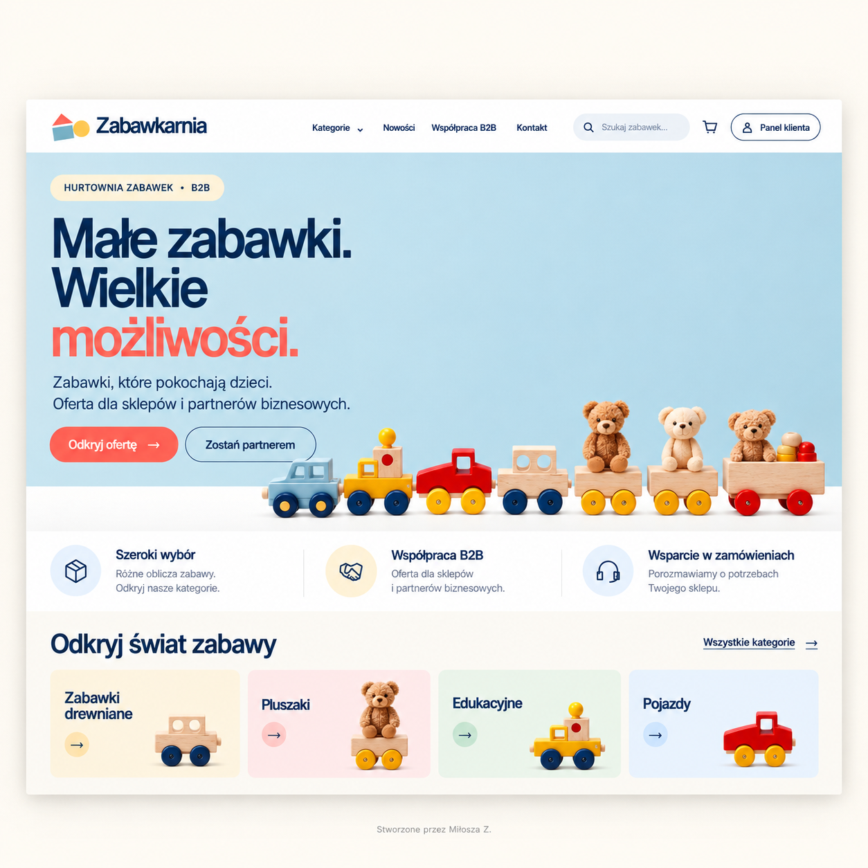 Podgląd projektu Zabawkarnia