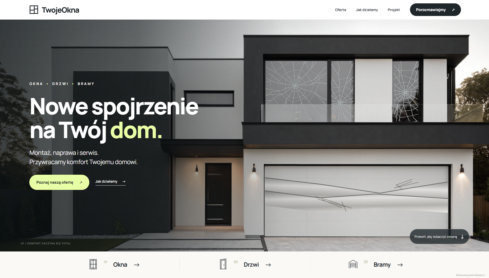 Podgląd projektu TwojeOkna
